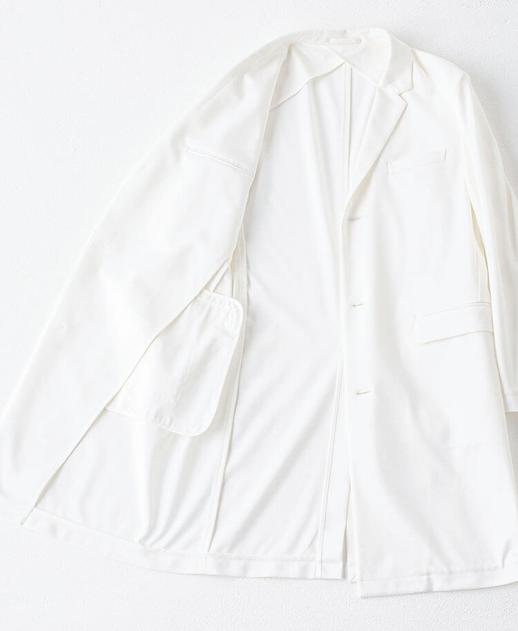 メンズ白衣:ジャージーコート・LUXE
