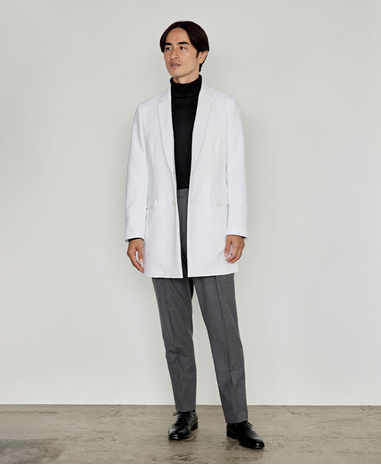 メンズ白衣:アーバンショートコート(2024年モデル) | 白