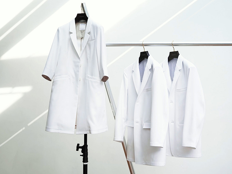 高級感と清潔感のあるブランド白衣