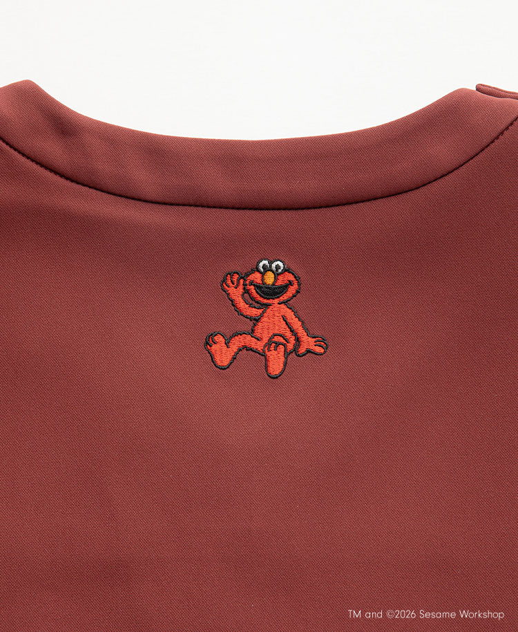 Scrub Canvas Club:SESAME STREETスクラブトップス(男女兼用)