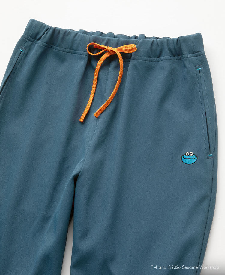 Scrub Canvas Club:SESAME STREETスクラブパンツ(男女兼用)