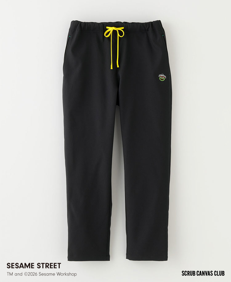 Scrub Canvas Club:SESAME STREETスクラブパンツ(男女兼用)/