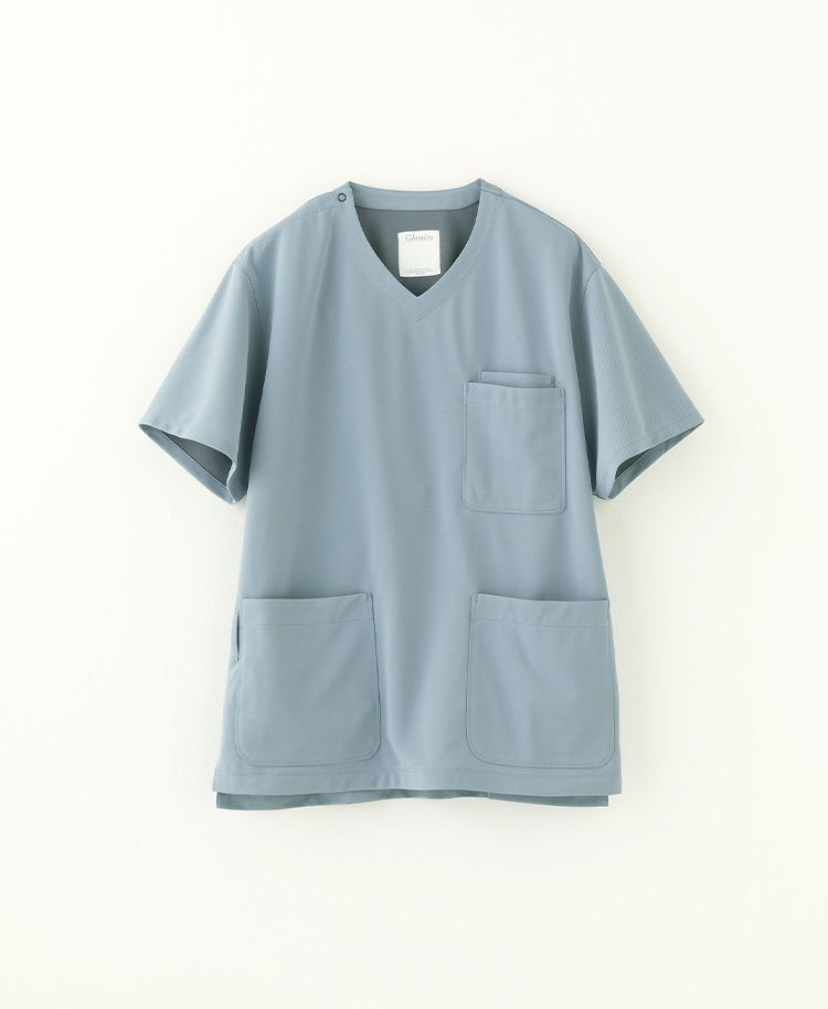 ユニセックス:スクラブトップス・クールテック(男女兼用)