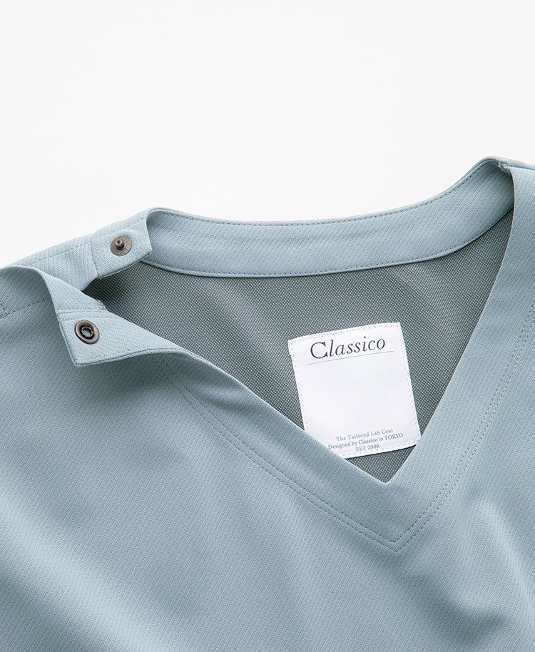 ユニセックス:スクラブトップス・クールテック(男女兼用)