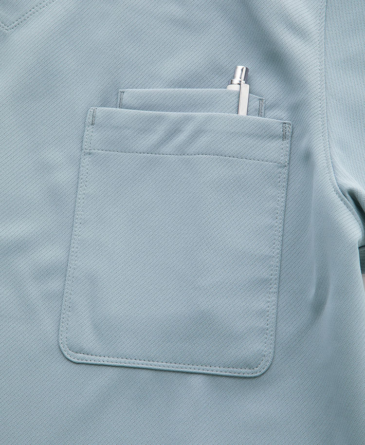 ユニセックス:スクラブトップス・クールテック(男女兼用)