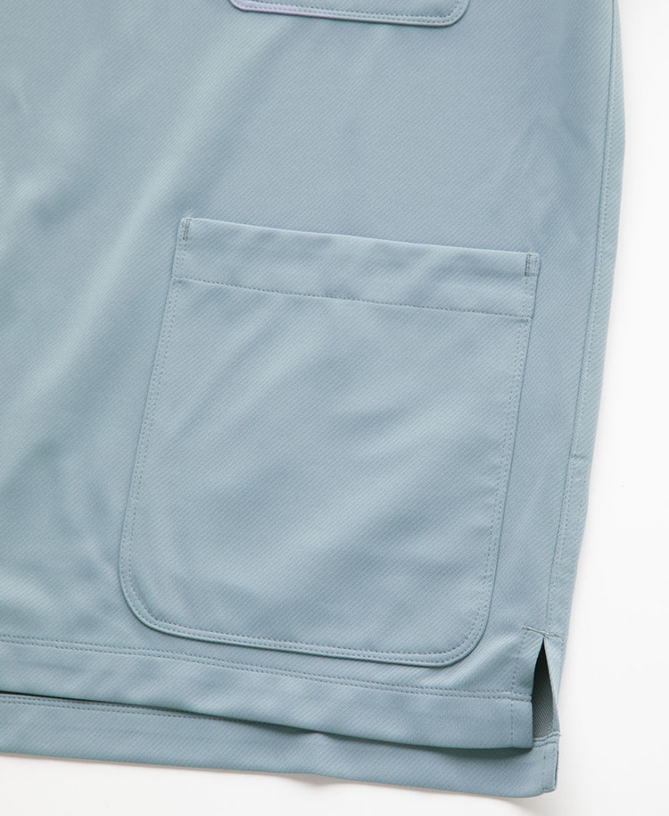 ユニセックス:スクラブトップス・クールテック(男女兼用)