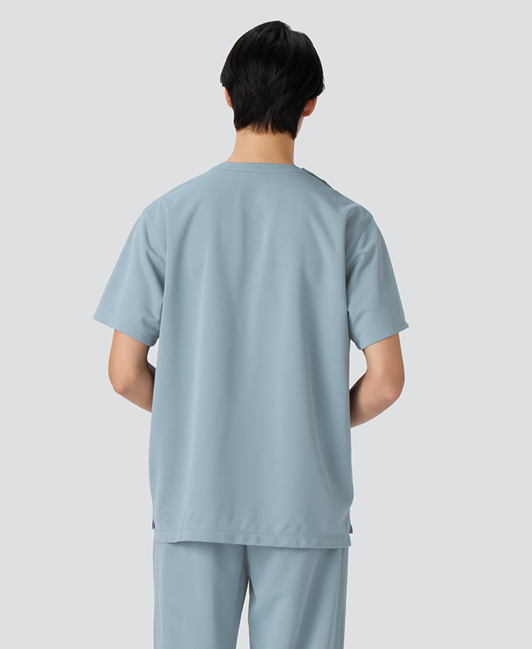 ユニセックス:スクラブトップス・クールテック(男女兼用)