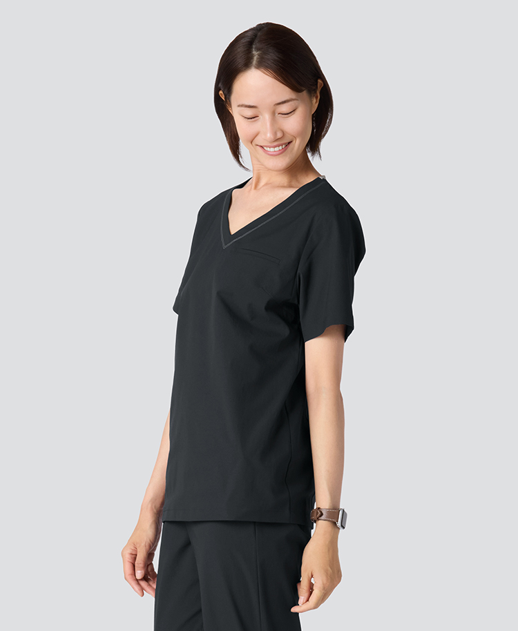 レディース:プルオーバースクラブトップス・MOVE