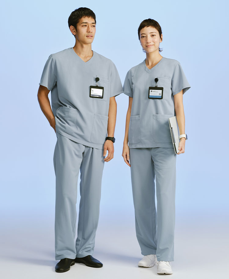 ユニセックス:スクラブパンツ・クールテック(男女兼用)/