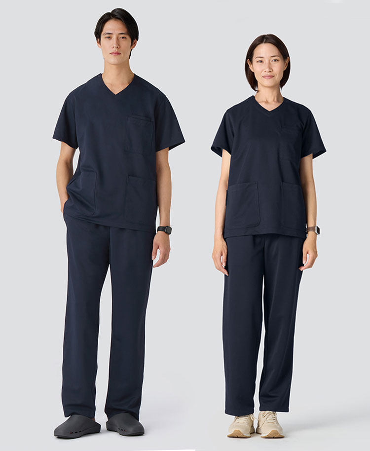 ユニセックス:スクラブパンツ・クールテック(男女兼用)/