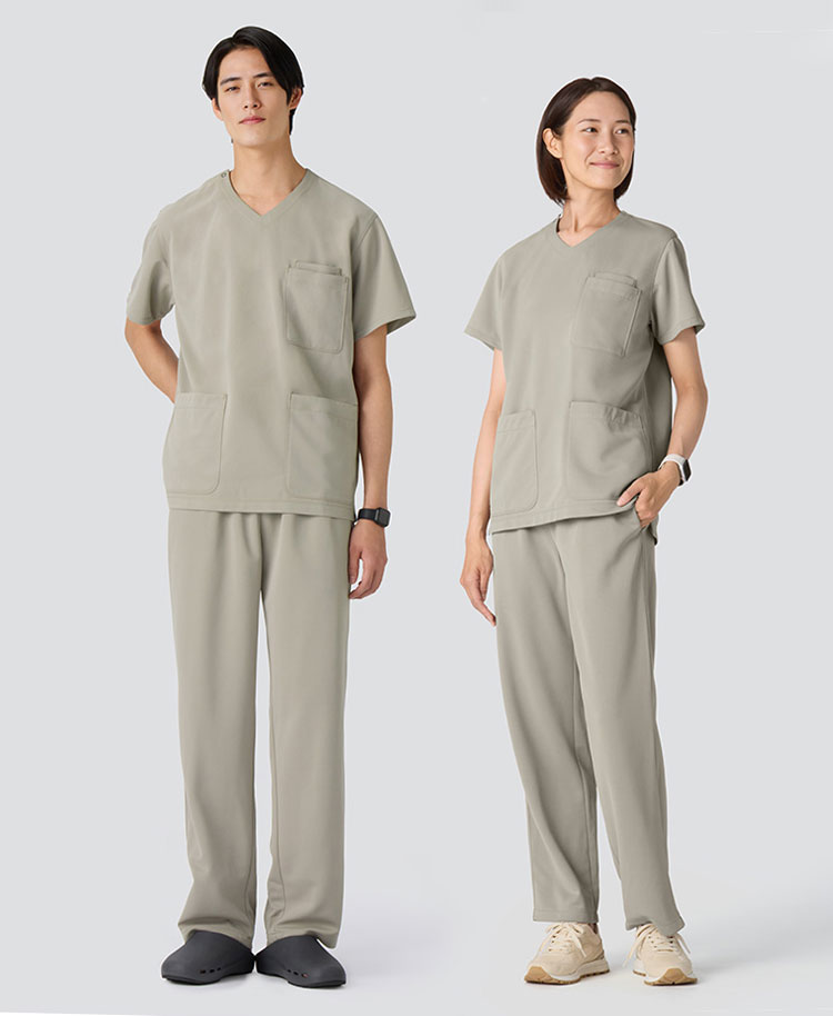 ユニセックス:スクラブパンツ・クールテック(男女兼用)/