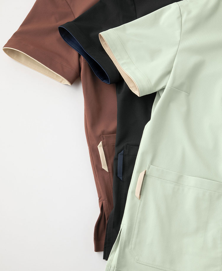 レディース:ロールアップスクラブトップス・FREE