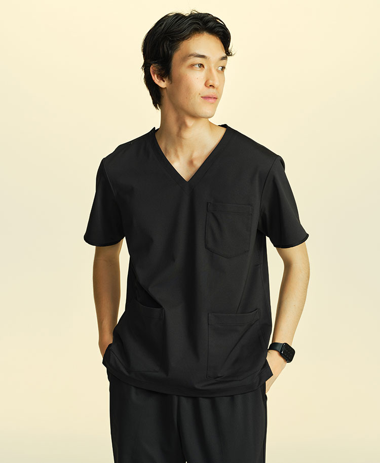 メンズ:スクラブトップス・FREE