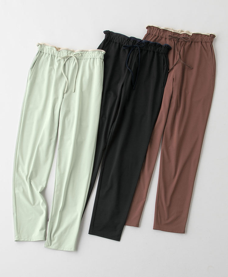 レディース:フリルウエストスクラブパンツ・FREE