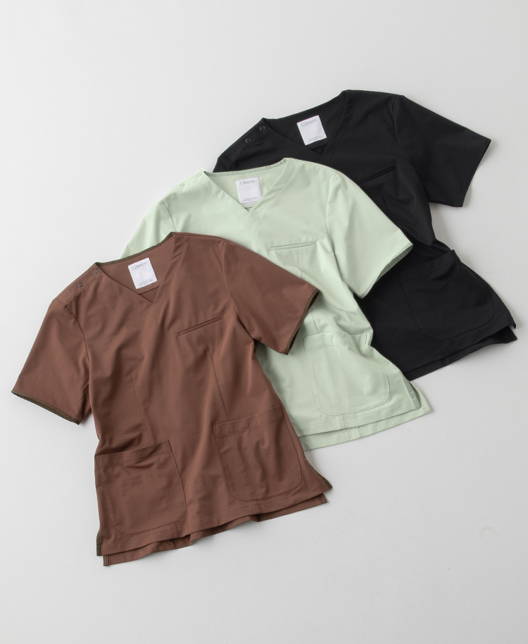 レディース:スクラブトップス・FREE