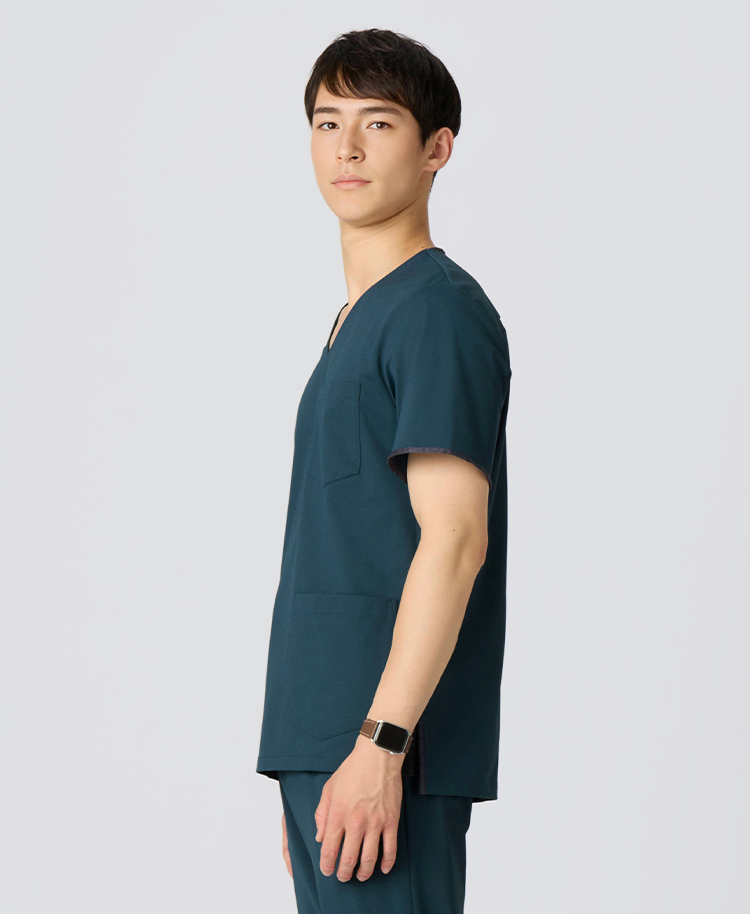 メンズ:スクラブトップス・FREE