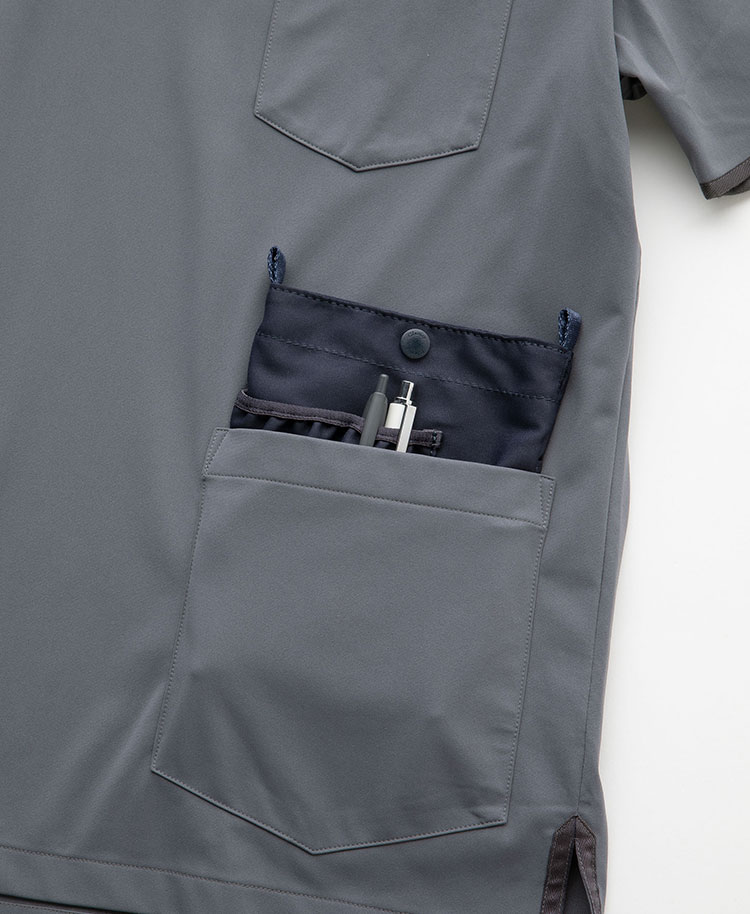 メンズ:スクラブトップス・FREE