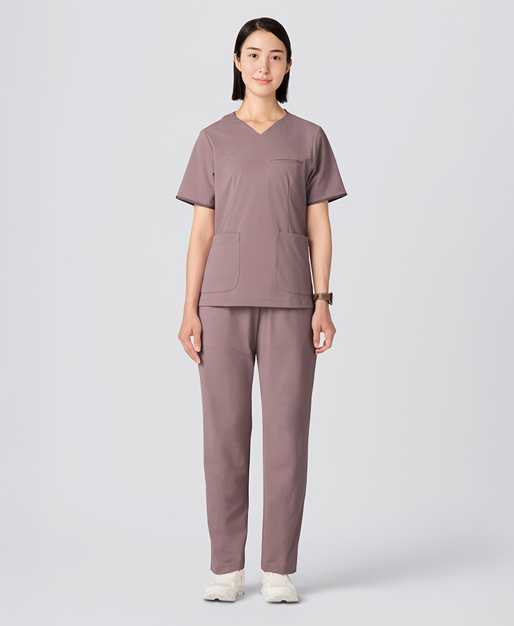 レディース:スクラブパンツ・FREE ピンク