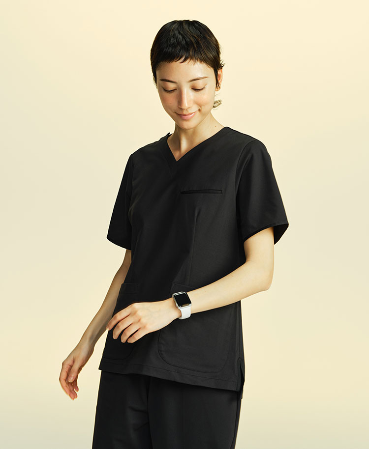 レディース:スクラブトップス・FREE