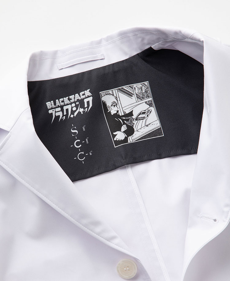 Scrub Canvas Club:ブラック・ジャックコート(男女兼用白衣)