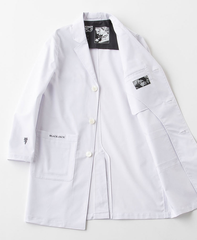 Scrub Canvas Club:ブラック・ジャックコート(男女兼用白衣)
