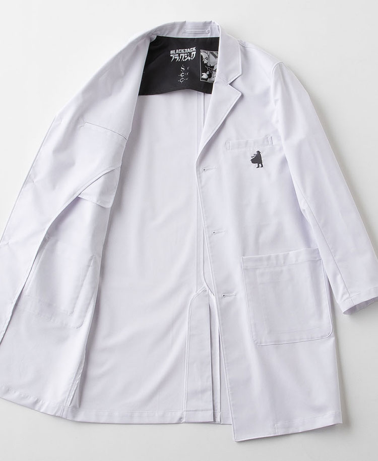 Scrub Canvas Club:ブラック・ジャックコート(男女兼用白衣)