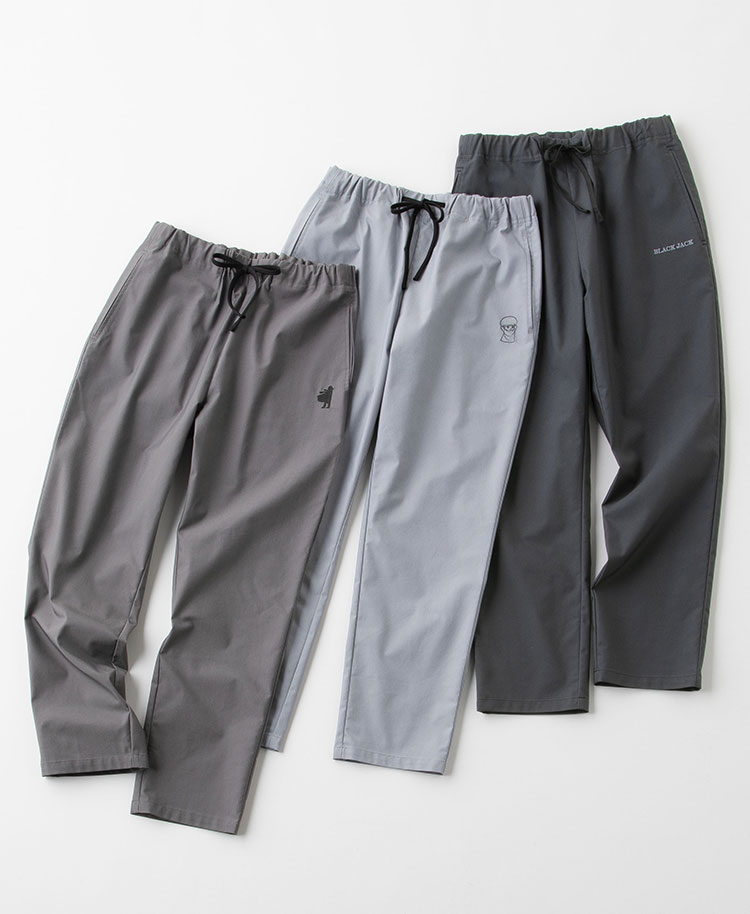 Scrub Canvas Club:ブラック・ジャックスクラブパンツ(男女兼用)