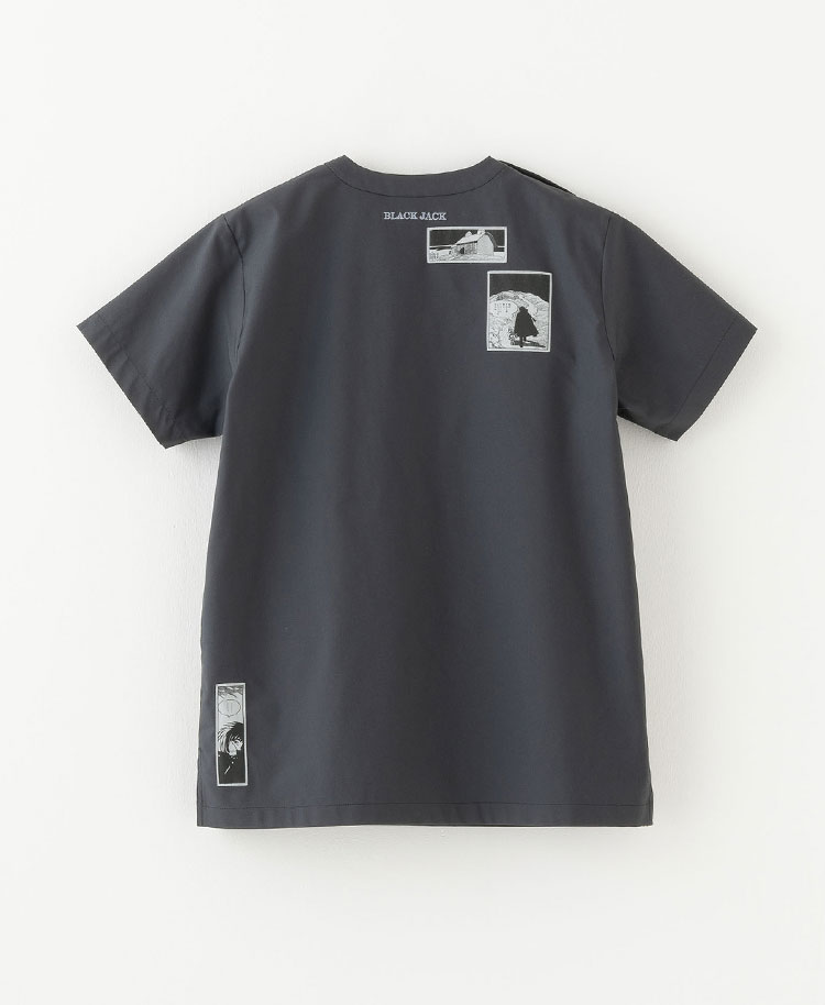 Scrub Canvas Club:ブラック・ジャックスクラブトップス(男女兼用)