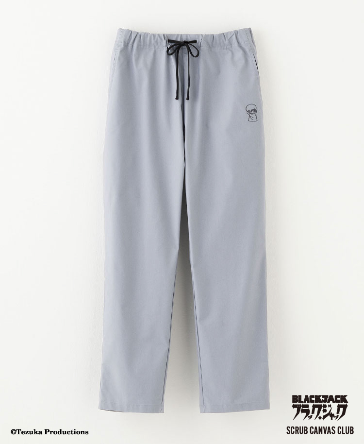 Scrub Canvas Club:ブラック・ジャックスクラブパンツ(男女兼用)/