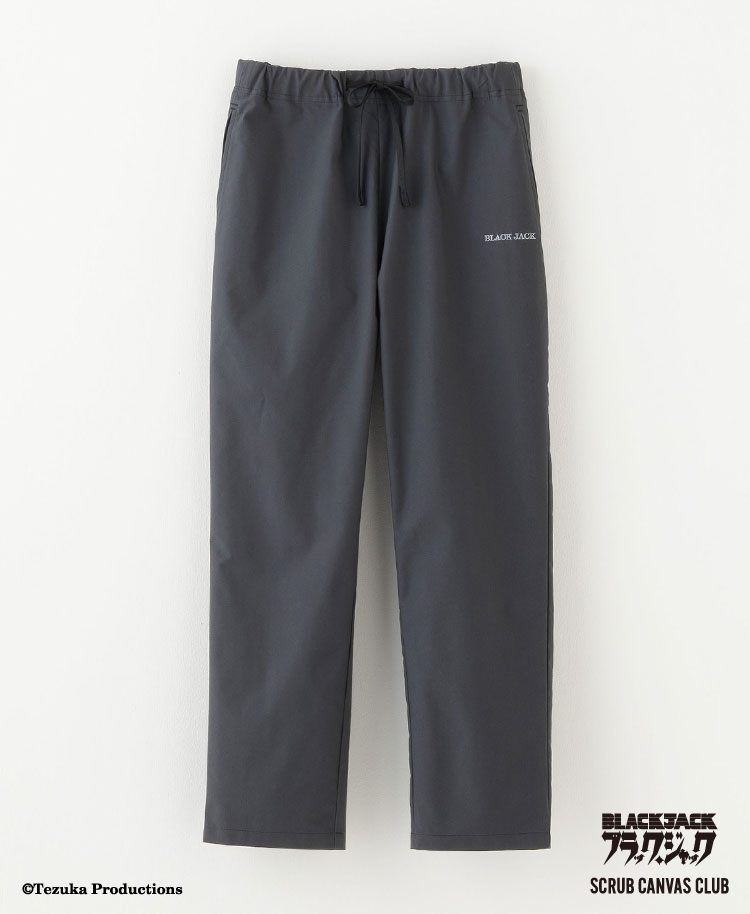 Scrub Canvas Club:ブラック・ジャックスクラブパンツ(男女兼用)/