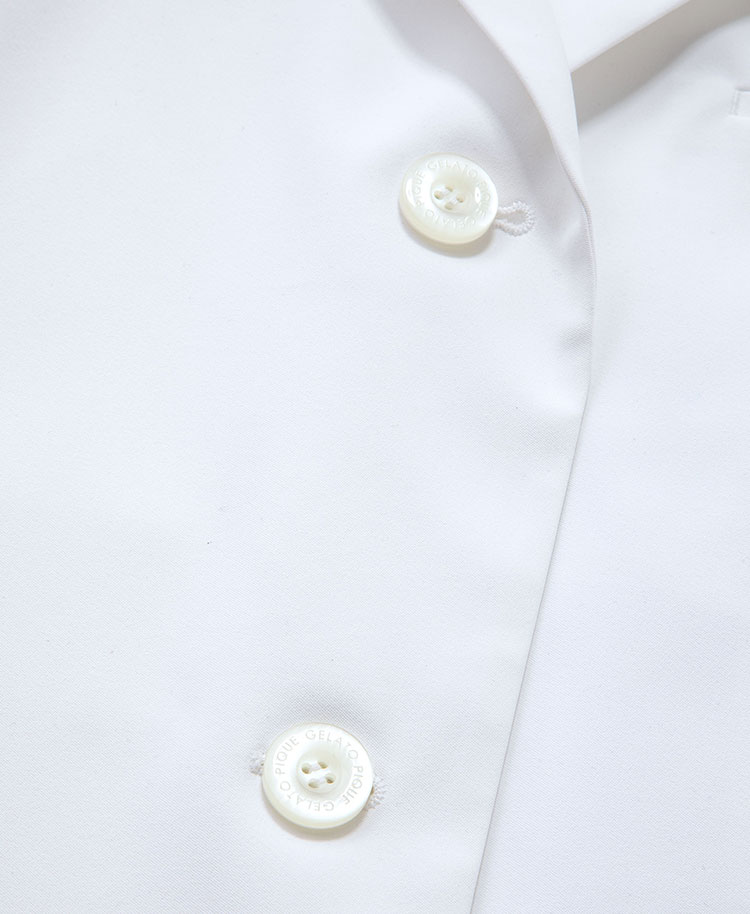 ジェラート ピケ&クラシコ 白衣:ライトパイピングコート