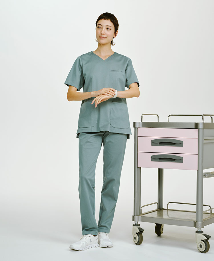 レディース:スクラブパンツ・DECO/