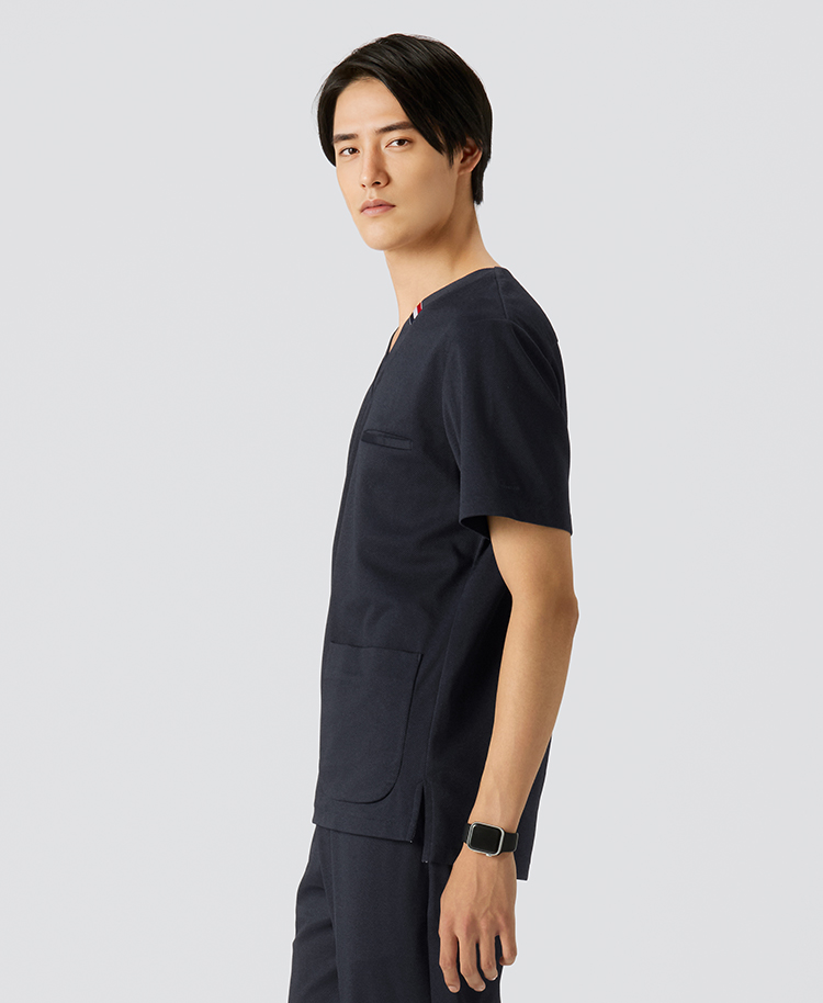 メンズ:スクラブトップス・DECO