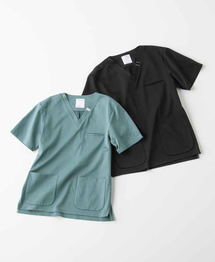 メンズ:スクラブトップス・DECO