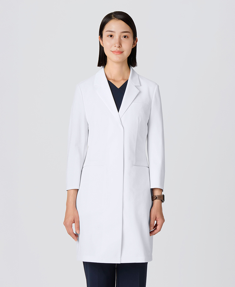 レディース白衣:ライトジャージーコート