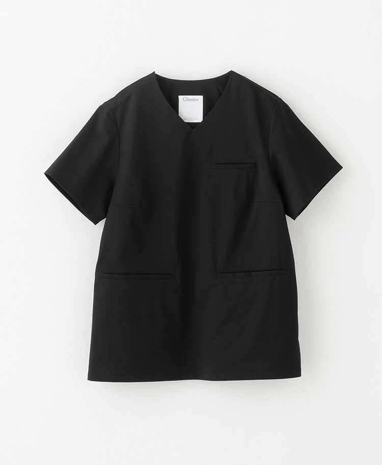 レディース:スクラブトップス・AIR TRICO ブラック