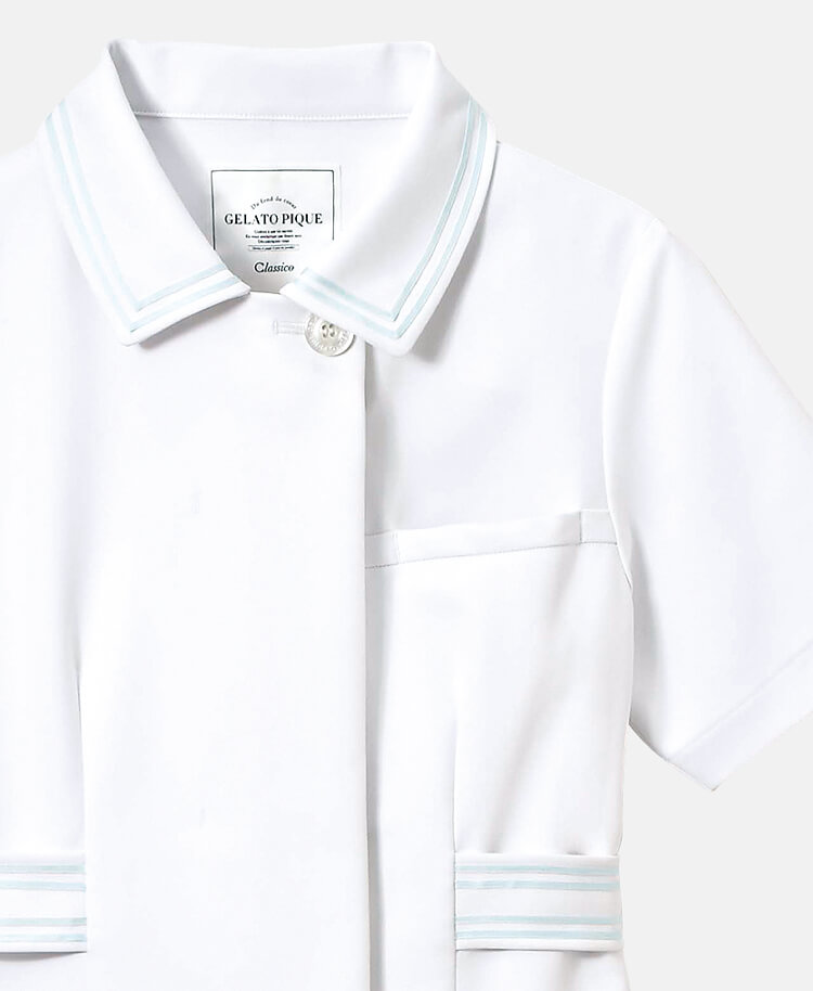 ジェラート ピケクラシコ 白衣:ラインカラートップス おしゃれ白衣のクラシコ公式通販