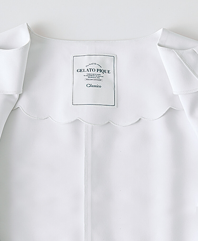 ジェラート ピケ&クラシコ 白衣:スカラップトップス | おしゃれ白衣の 