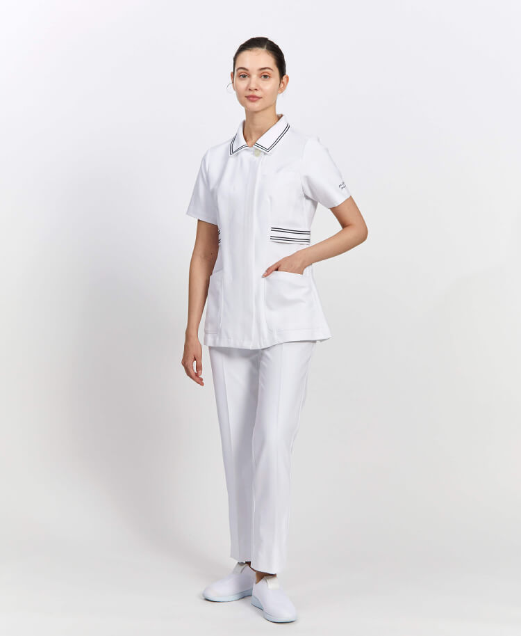 ジェラート ピケクラシコ 白衣:ナースストレートパンツ おしゃれ白衣のクラシコ公式通販