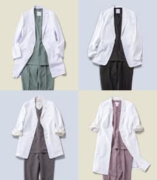 【スタイリング特集】Spring, Renewed with White Coat & Scrubs.