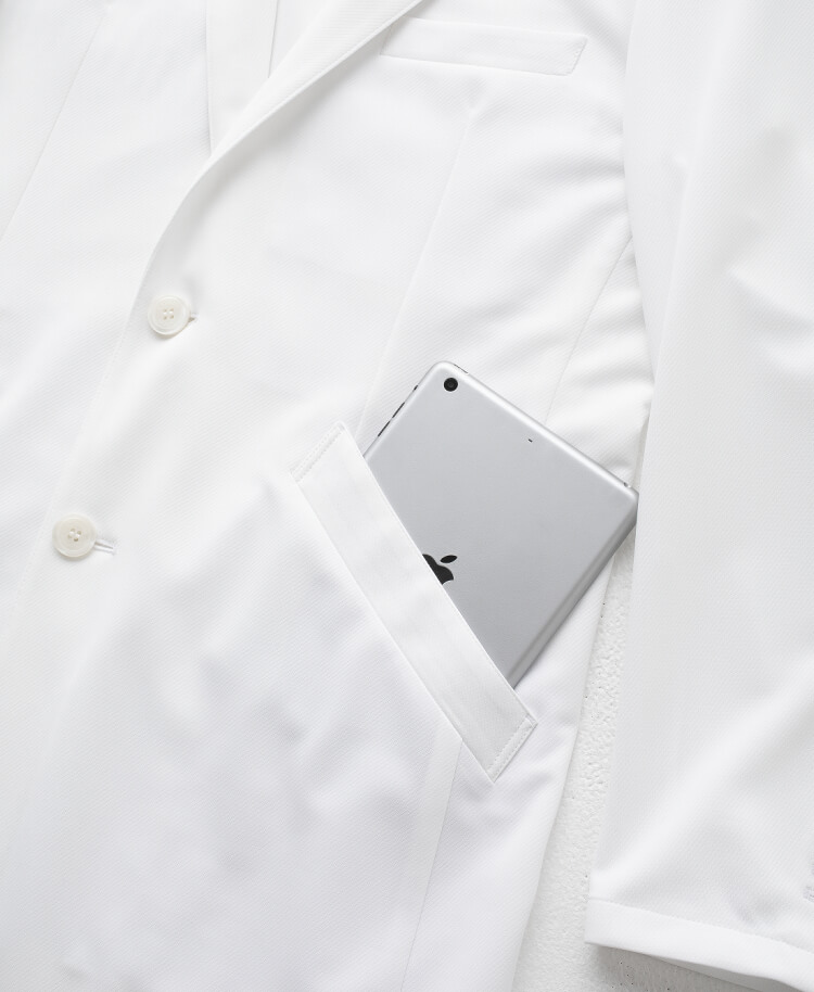 メンズ白衣:クラシコテーラー・クールテック(2022年モデル)