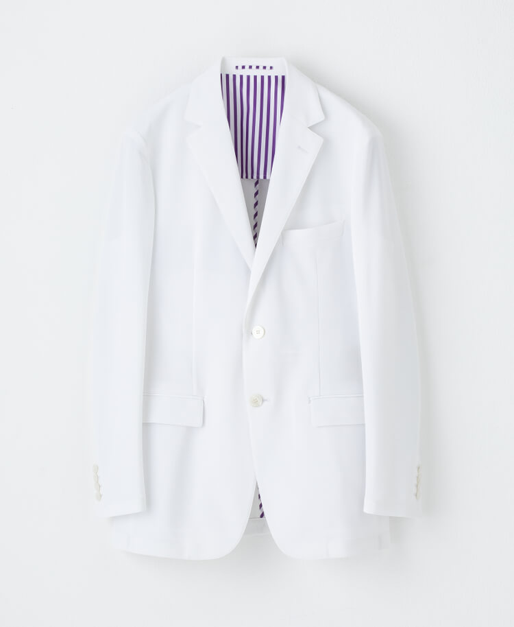 メンズ白衣:テーラードジャケット・クールテック(2022年モデル)