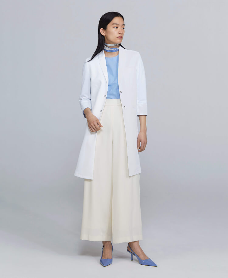 レディース白衣 サマーコート クールテック おしゃれ白衣のクラシコ公式通販