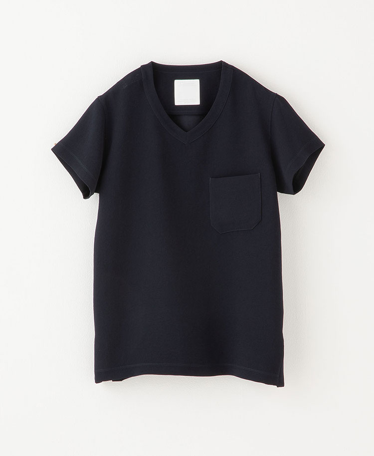 レディース:スクラブトップス・ダブルジャカード/