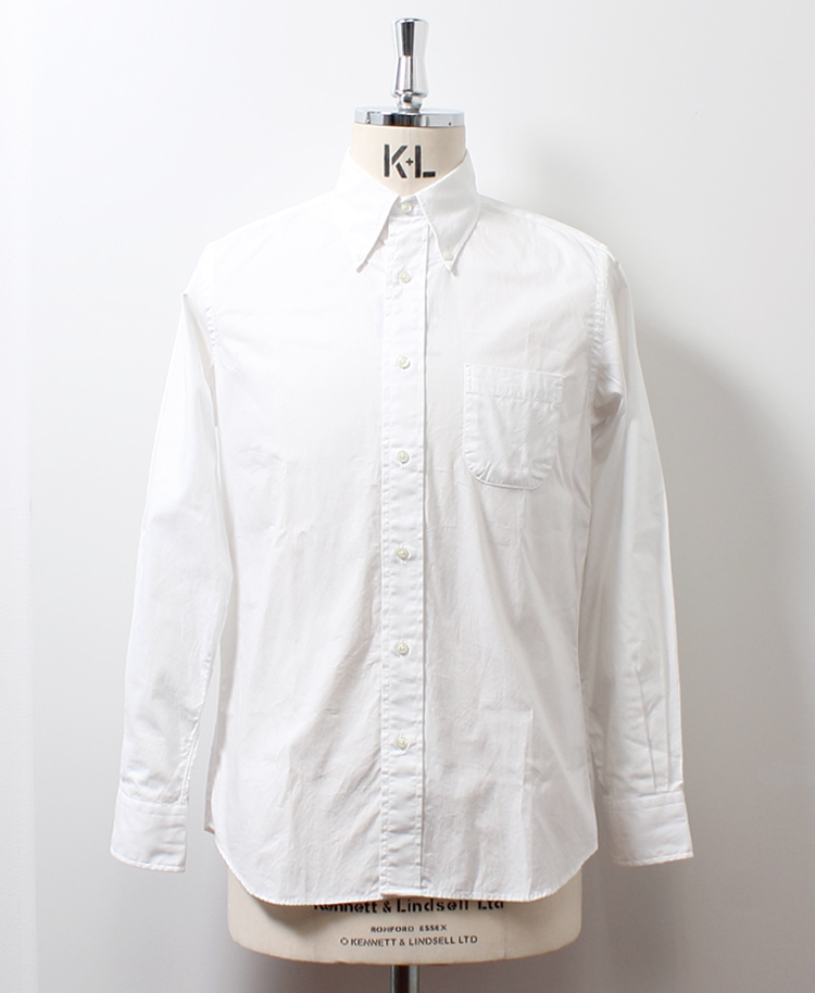 INDIVIDUALIZED SHIRTS　ピンポイントオックスフォードシャツ 白