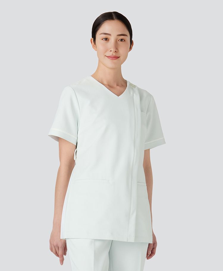 ジェラート ピケ&クラシコ:プリーツスクラブトップス/