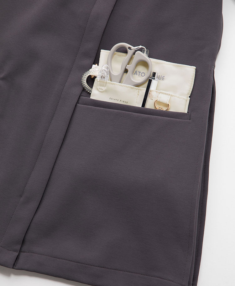 ジェラート ピケ&クラシコ:プリーツスクラブトップス