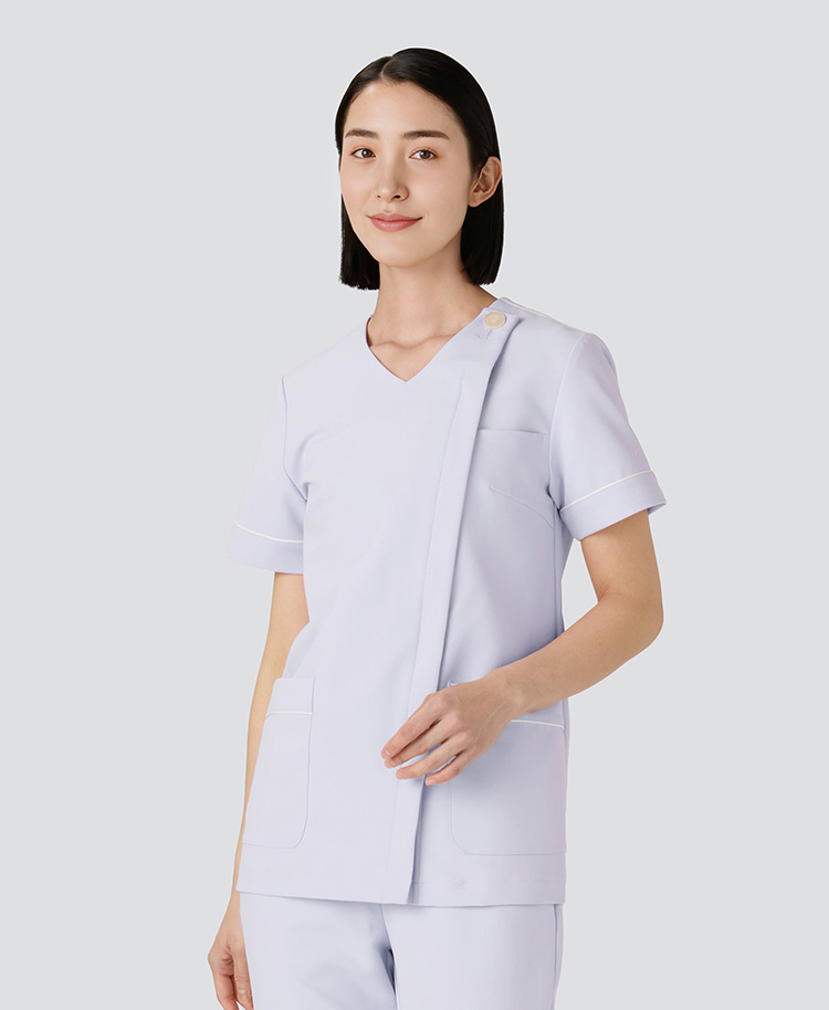 ジェラート ピケ&クラシコ:パイピングスクラブトップス/