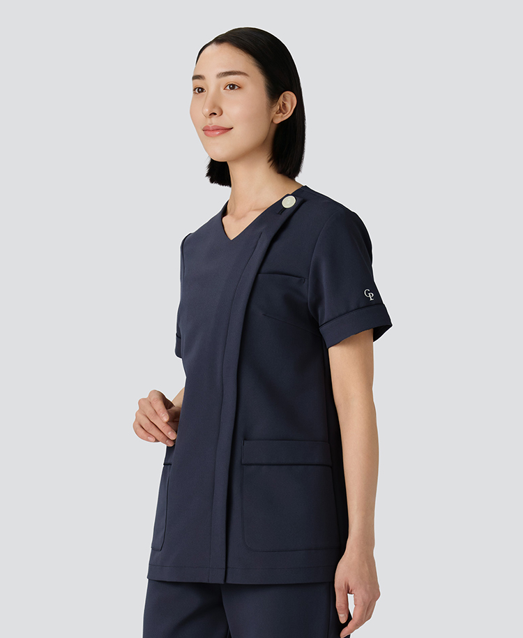 ジェラート ピケ&クラシコ:パイピングスクラブトップス/