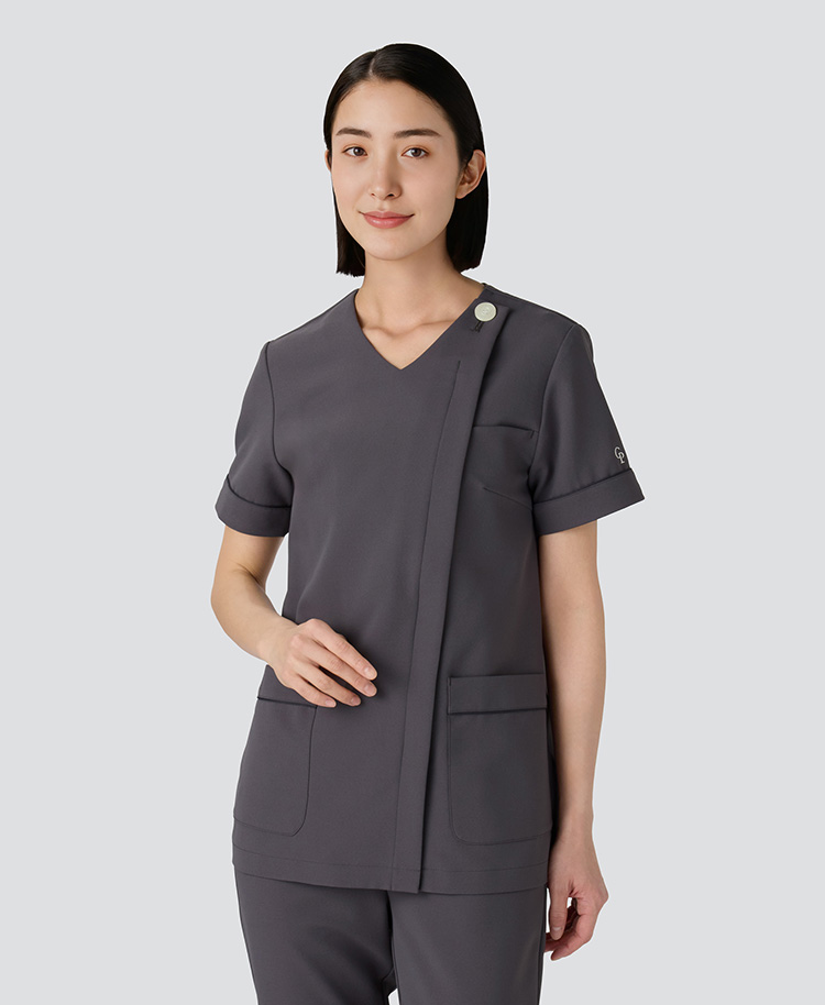 ジェラート ピケ&クラシコ:パイピングスクラブトップス/